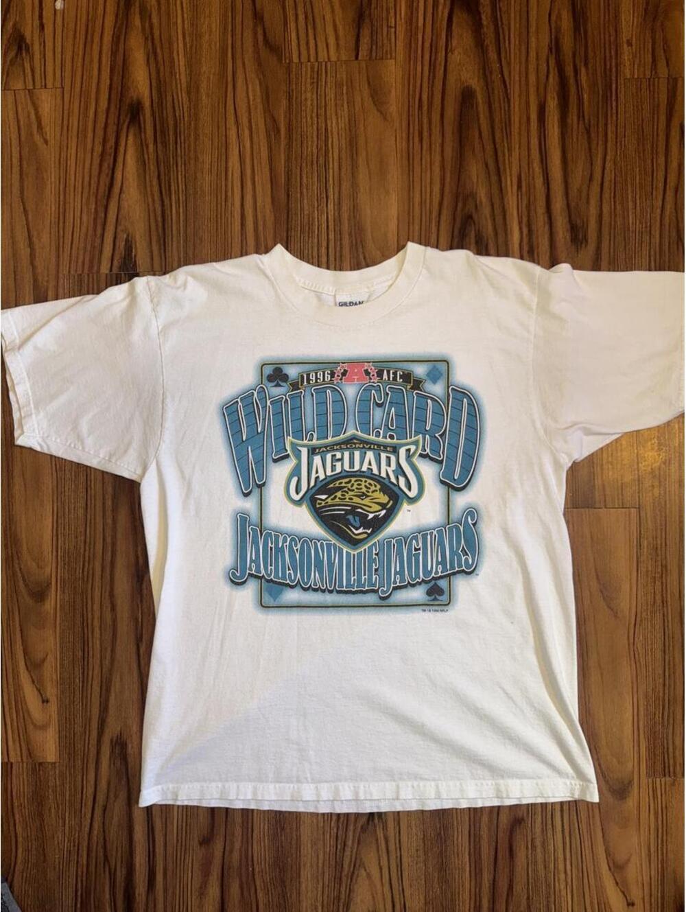 Vintage 1996 Jacksonville Jaguars Wild Card T-Shirt – Size XL